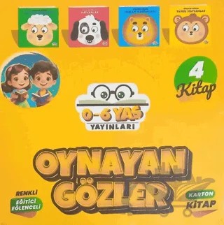 Oynayan Gözler 4 Kitap (Kutulu) – Kolektif – 0-6 Yaş Yayınları kitap kapağı