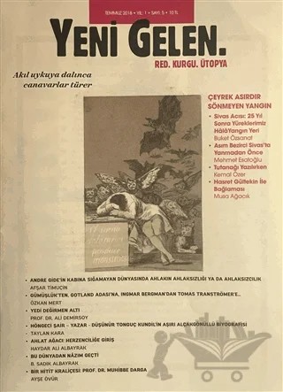 Yeni Gelen Dergisi Sayı: 5 - Temmuz 2018 – Yeni Gelen Dergisi kitap kapağı