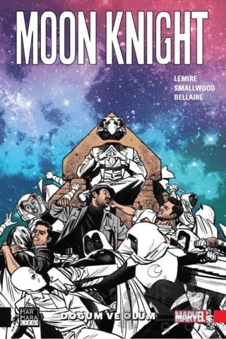 Moon Knight Cilt 3 - Doğum ve Ölüm – Jeff Lemire – Marmara Çizgi kitap kapağı