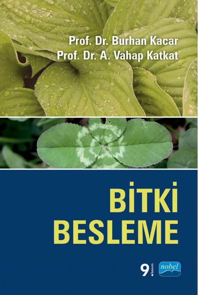 Bitki Besleme – Burhan KACAR, A. Vahap Katkat – Nobel Akademik Yayıncılık kitap kapağı