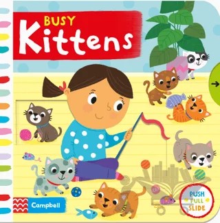 Busy Kittens – Kolektif – Pan Macmillan kitap kapağı