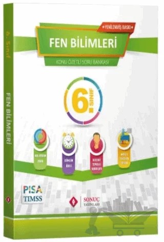 6. Sınıf Fen Bilimleri Konu Özetli Soru Bankası Set – Kolektif – Sonuç Yayınları kitap kapağı