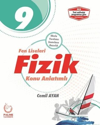 Palme 9. Sınıf Fen Liseleri Fizik Konu Anlatımlı – Cemil Ayan – Palme Yayınları kitap kapağı