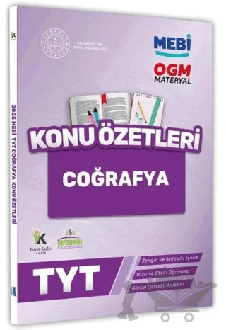 2025 YKS-TYT MEBİ-OGM Coğrafya Pratik Konu Özet Kitabı Görsel Destekli – Kolektif – Karakutu Yayın kitap kapağı
