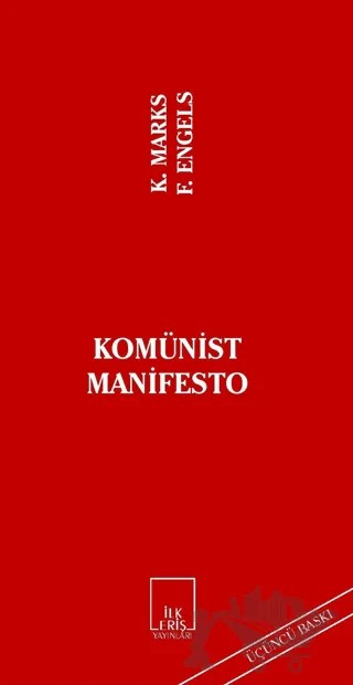 Komünist Manifesto – Karl Marx, Friedrich Engels – İlkeriş Yayınları kitap kapağı