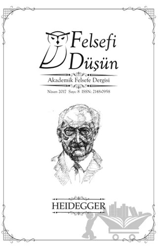 Felsefi Düşün Akademik Felsefe Dergisi Sayı: 8 - Nisan 2017 – Pinhan Yayıncılık kitap kapağı