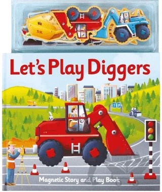Magnetic Lets Play Diggers – Alfie Clover – IMAGINE THAT kitap kapağı