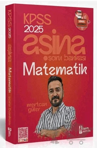 2025 İsem KPSS Aşina Matematik Soru Bankası – Mertcan Güler – İSEM Yayıncılık kitap kapağı