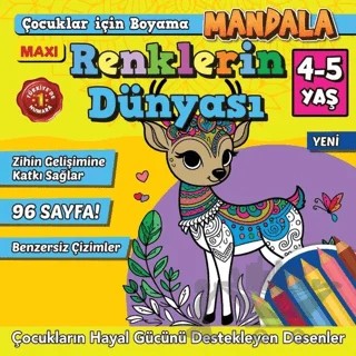 Maxi Mandala Renklerin Dünyası Mandala 11 – İlhan Arlı – Maxi Yayıncılık kitap kapağı