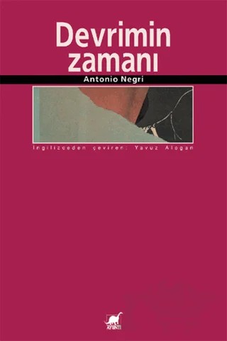 Devrimin Zamanı – Antonio Negri – Ayrıntı Yayınları kitap kapağı