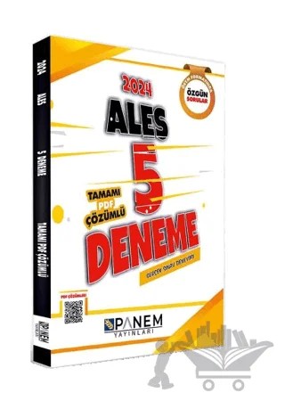 Tamamı Çözümlü ALES 5 Deneme – Kolektif – Panem Yayınları kitap kapağı