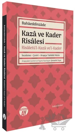 Kaza ve Kader Risalesi – Bahaeddinzade – Büyüyen Ay Yayınları kitap kapağı
