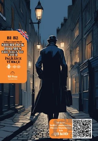 Sherlock Holmes the Sign of Four - İngilizce – Sir Arthur Conan Doyle – NS Press kitap kapağı