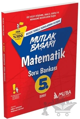 5. Sınıf Matematik Soru Bankası – Uğur Akhan, Mahmut Oktay – Muba Yayınları kitap kapağı