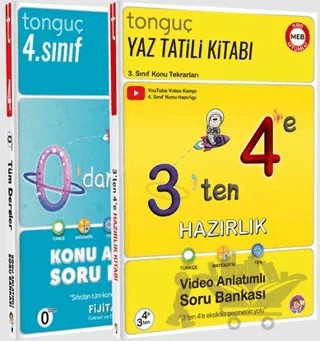 3'ten 4'e Hazırlık Seti – Kollektif – Tonguç Akademi kitap kapağı