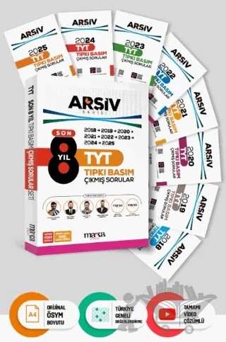 TYT Arşiv Serisi Tıpkı Basım Fasikül Fasikül Çıkmış Sorular Tamamı Video Çözümlü – Kolektif – Marka Yayınları kitap kapağı