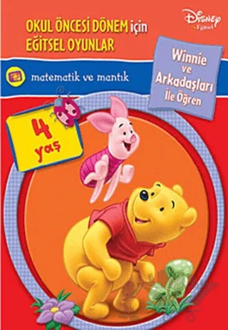 Winnie ve Arkadaşları İle Öğren - Okul Öncesi Dönem İçin Eğitsel Oyunlar – Kolektif – Doğan Egmont Yayıncılık kitap kapağı