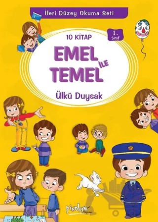 1. Sınıf Emel İle Temel Serisi (10 Kitaplık Set) – Kolektif – Pinokyo Yayınları kitap kapağı