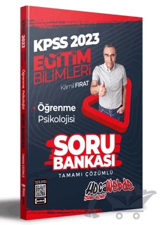 Hocawebde 2023 KPSS Eğitim Bilimleri Öğrenme Psikolojisi Tamamı Çözümlü Soru Bankası – Kamil Fırat – Benim Hocam Yayınları kitap kapağı