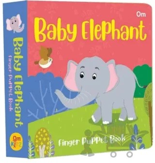 Baby Elephant - Finger Puppet Book – Kolektif – Little Olive kitap kapağı