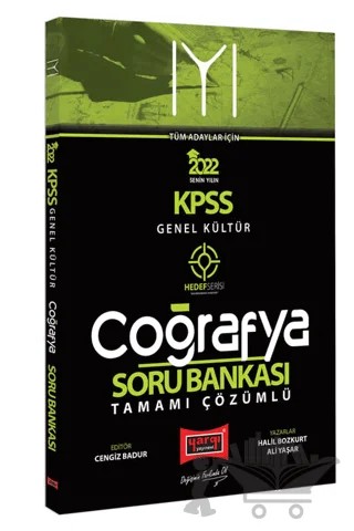 2022 KPSS Hedef Serisi IYI Genel Kültür Coğrafya Tamamı Çözümlü Soru Bankası Yargı Yayınları – Halil Bozkurt, Ali Yaşar – Yargı Yayınevi kitap kapağı