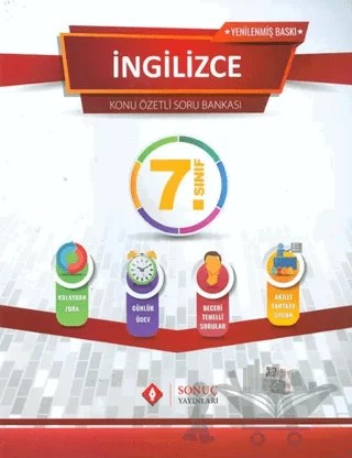 7. Sınıf İngilizce Konu Özetli Soru Bankası – Kolektif – Sonuç Yayınları kitap kapağı