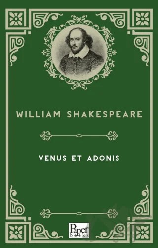 Venus Et Adonis – William Shakespeare – Paper Books kitap kapağı