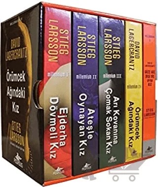 Millennium Serisi Kutulu Özel Set – Stieg Larsson, David Lagercrantz – Pegasus Yayınları kitap kapağı