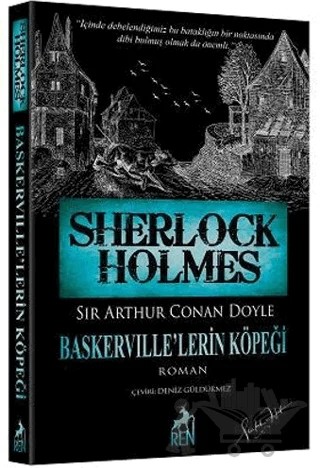 Sherlock Holmes - Baskerville’lerin Köpeği – Sir Arthur Conan Doyle – Ren Kitap kitap kapağı