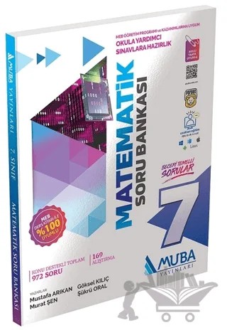 7. Sınıf Matematik Soru Bankası – Mustafa Arıkan, Göksel Kılıç, Murat Şen, Şükrü Oral – Muba Yayınları kitap kapağı