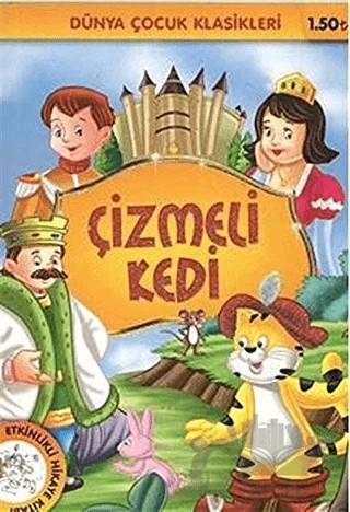 Çizmeli Kedi – Grimm Kardeşler – Çocuk Gezegeni kitap kapağı