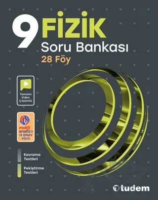 9. Sınıf Fizik Soru Bankası Tudem Yayınları – Kolektif – Tudem Yayınları - Bayilik kitap kapağı