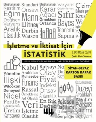 İşletme ve İktisat için İstatistik (Siyah-Beyaz) – William L. Carlson, Paul Newbold, Betty M. Thorne – Literatür Yayıncılık kitap kapağı