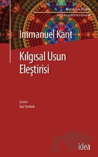 Kılgısal Usun Eleştirisi – Immanuel Kant – İdea Yayınevi kitap kapağı