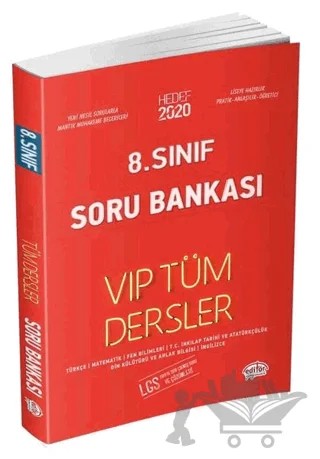 8. Sınıf VİP Tüm Dersler Soru Bankası – Kolektif – Editör Yayınevi kitap kapağı