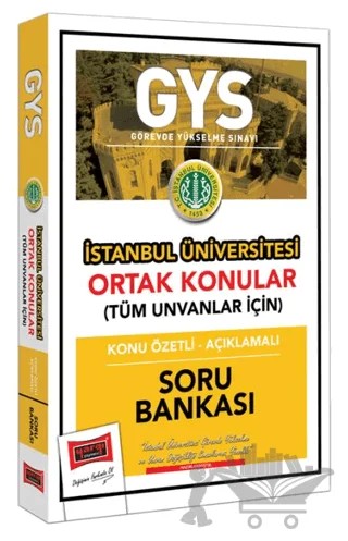 Yargı Yayınları GYS İstanbul Üniversitesi Ortak Konular Konu Özetli - Açıklamalı Soru Bankası – Kolektif – Yargı Yayınevi kitap kapağı