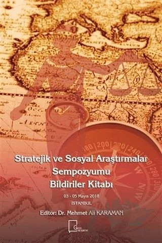 Stratejik ve Sosyal Araştırmalar Sempozyumu Bildiriler Kitabı – Mehmet Ali Karaman – Gece Akademi kitap kapağı