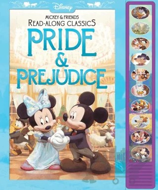 Disney Mickey Mouse and Minnie Mouse Read-Along Classics: Pride & Prejudice – Kolektif – Pi Kids kitap kapağı