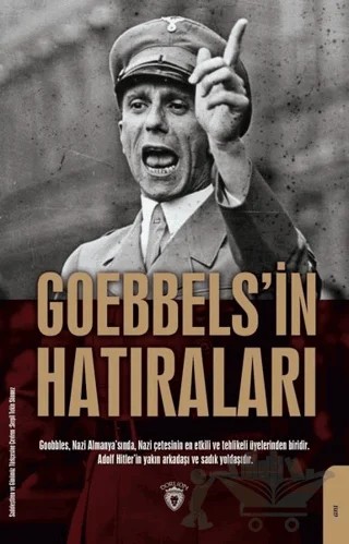 Goebbels’in Hatıraları – Joseph Goebbels – Dorlion Yayınları kitap kapağı