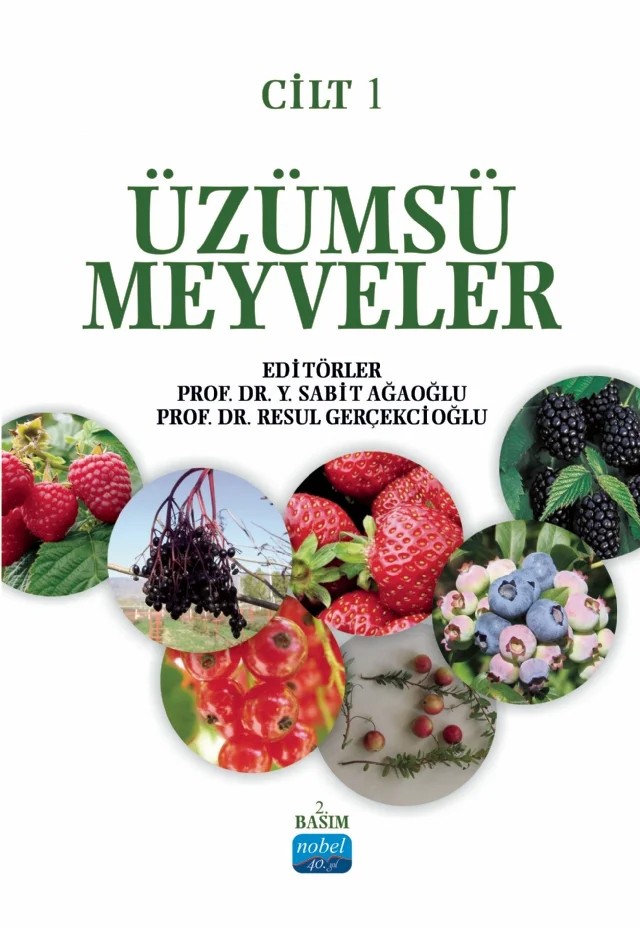 ÜZÜMSÜ MEYVELER - Cilt 1 – Ali İslam, Burhan Erenoğlu, Ebru Yaşa Kafkas, Hüseyin Çelik, Nurgül Türemiş, Öznur Öz Atasever, Resul Gerçekcioğlu, Sevinç Ateş, Şükriye Bilgener, Y.Sabit Ağaoğlu – Nobel Akademik Yayıncılık kitap kapağı