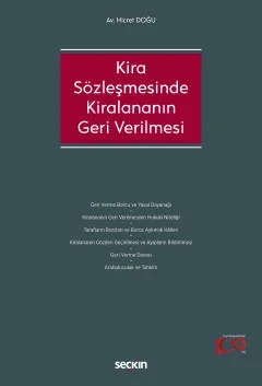Kira Sözleşmesinde Kiralananın Geri Verilmesi – Hicret Doğu – Seçkin Yayıncılık kitap kapağı