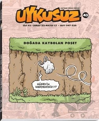 Uykusuz Dergisi Cilt 43 Şubat 22-Mayıs 17 Sayı 547-559 – Mürekkep Basın Yayın kitap kapağı