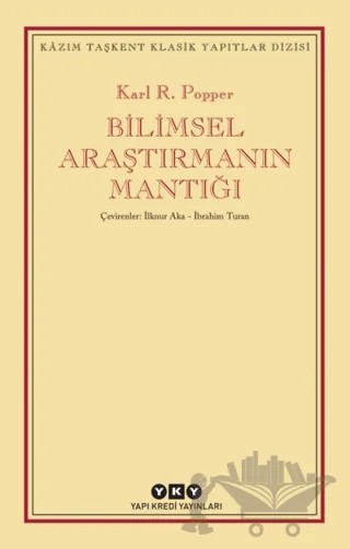 Bilimsel Araştırmanın Mantığı – Karl R. Popper – Yapı Kredi Yayınları kitap kapağı