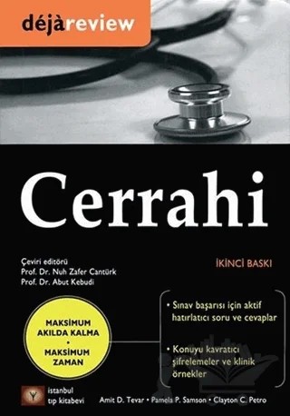 Deja Review Cerrahi – Amit D. Tevar, Clayton C. Petro, Pamela P. Samson – İstanbul Tıp Kitabevi kitap kapağı