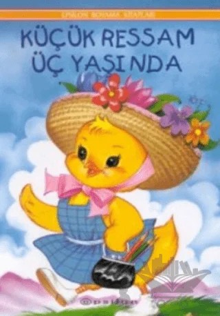 Küçük Ressam Üç Yaşında – Kıvılcım Kalaba – Epsilon Yayınevi kitap kapağı