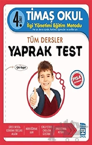4. Sınıf Tüm Dersler Yaprak Test – Celal Akbaş – Timaş Okul kitap kapağı