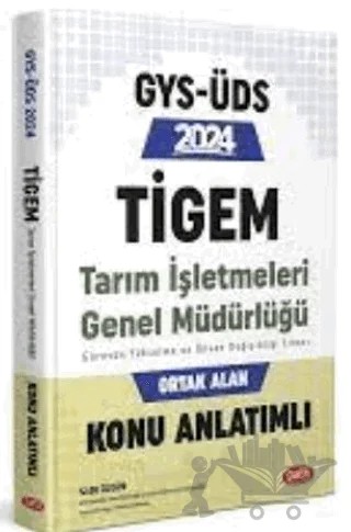 2024 GYS TİGEM Tarım İşletmeleri Konu Anlatımlı Soru Bankası – Kolektif – Data Yayınları kitap kapağı