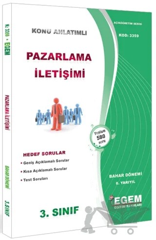 3. Sınıf 6. Yarıyıl Konu Anlatımlı Pazarlama İletişimi - Kod 3359 – Kolektif – Egem Eğitim Yayınları kitap kapağı