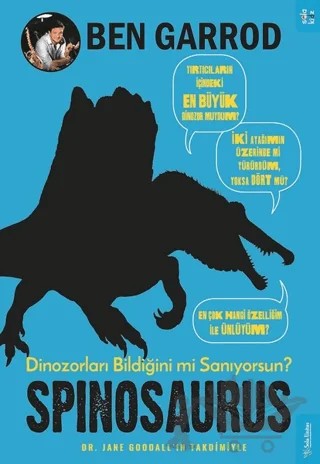 Spinosaurus – Ben Garrod – Sola Kidz kitap kapağı