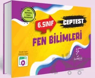 6. Sınıf Fen Bilimleri Cep Test – Kolektif – Karekök Yayıncılık kitap kapağı